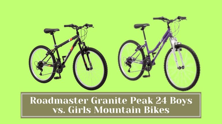 Roadmaster Granite Peak 24 Boys vs. Girls Mountain Bikes